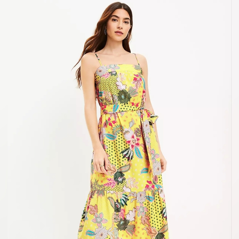 LOFT Yellow Sundress